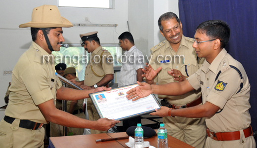 Mangalore: SP Abhishek Goyal confers Excellence Awards on 53 police personnel